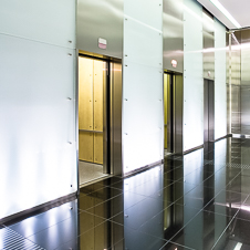 Thumbnail image of open elevator cab door at Park Tower  in Costa Mesa, California