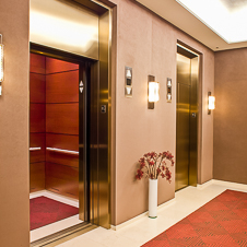 Thumbnail image of open elevator cab door at One Museum Park West  in Chicago, Illinois
