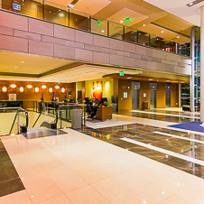 Thumbnail image of open elevator cab door at L.A. Live  in Los Angeles, California