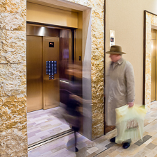 Thumbnail image of open elevator cab door at Museum Park Tower 4  in Chicago, Illinois