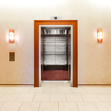 Thumbnail image of open elevator cab door at 1600 Museum Park  in Chicago, Illinois