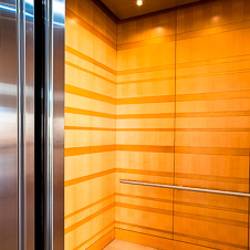 Thumbnail image of open elevator cab door at Renee &amp; Henry Segerstrom Concert Hall  in Costa Mesa, California