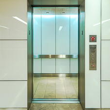 Thumbnail image of open elevator cab door at Cedars-Sinai Advanced Health Sciences Pavilion  in Los Angeles, California