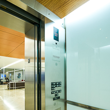 Thumbnail image of open elevator cab door at Cedars-Sinai Advanced Health Sciences Pavilion  in Los Angeles, California