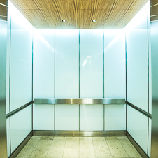 Thumbnail image of open elevator cab door at Cedars-Sinai Advanced Health Sciences Pavilion  in Los Angeles, California