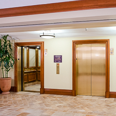 Thumbnail image of open elevator cab door at Hyatt Regency Huntington Beach Resort &amp; Spa  in Huntington Beach, California