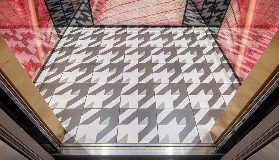 Thumbnail image of open elevator cab door at Hotel Indigo  in Los Angeles, California