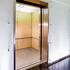 Thumbnail image of open elevator cab door at Park Tower  in Costa Mesa, California