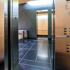 Thumbnail image of open elevator cab door at 555 Mission  in San Francisco, California