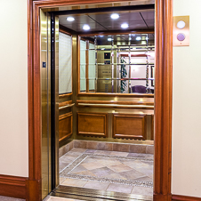 Thumbnail image of open elevator cab door at Hyatt Regency Huntington Beach Resort &amp; Spa  in Huntington Beach, California