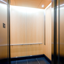 Thumbnail image of open elevator cab door at 555 Mission  in San Francisco, California
